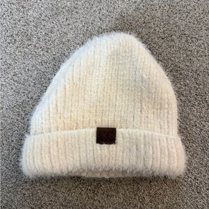 Cozy Cream Knit Beanie